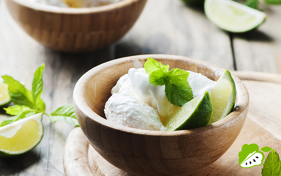 Custard Apple Sherbet Sorbet