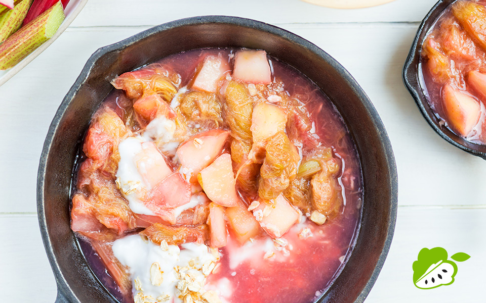 Rhubarb and Custard Apple 