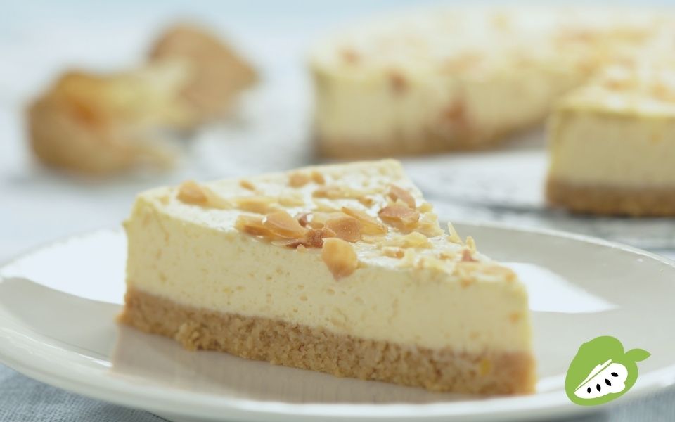 Custard Apple No Bake Cheesecake