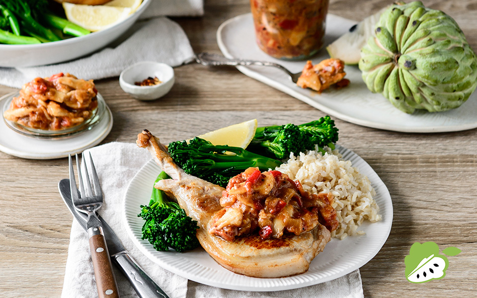 Custard apple wintery chutney 003