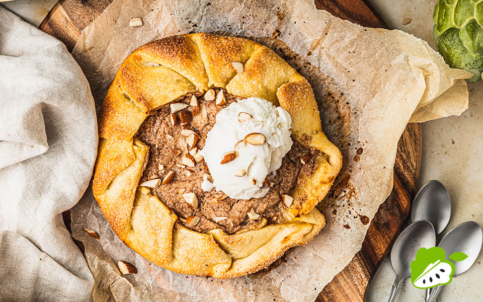 Custard Apple & Cinnamon Galette