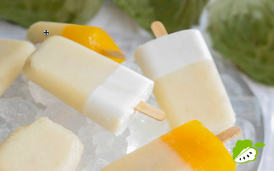 Custard Apple Ice Blocks